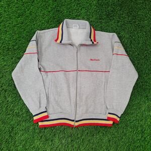 Vintage 90s Mac-Gregor Track Jacket Womens Large 21x23 Gray